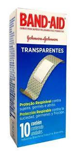 Curativo Band-Aid transparente Johnson's 10un