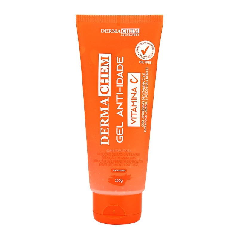 Gel Facial Anti-Idade Dermachem Vitamina C - 100g