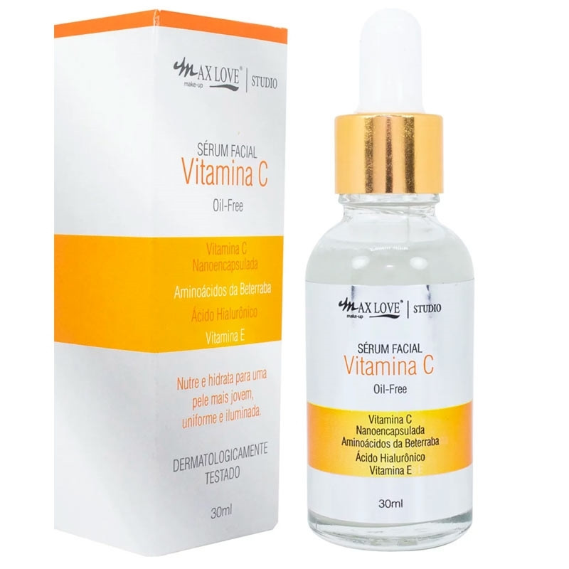 SÉRUM FACIAL VITAMINA C - Max Love - 30ml