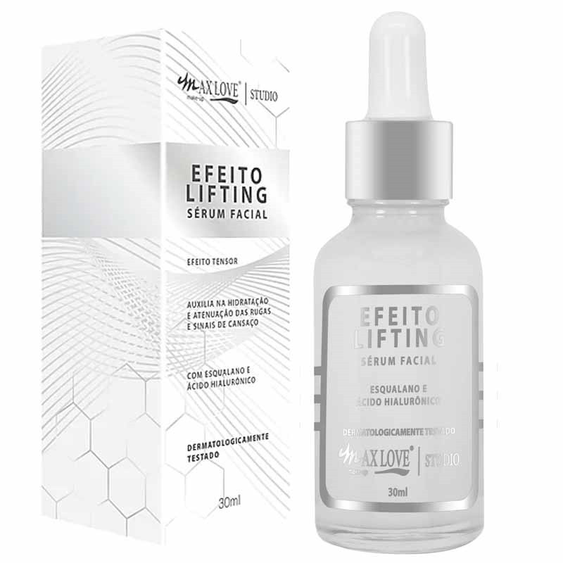 SÉRUM FACIAL EFEITO LIFTING - Max Love - 30ml
