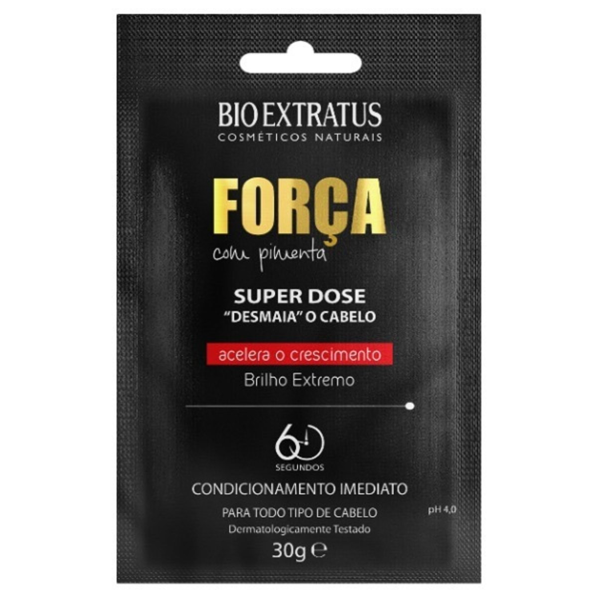 Super Dose Desmaia Cabelo Força Com Pimenta - Bio Extratus - 30g