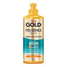 Creme para pentear Niely Gold Pós- Química Óleo de argan + carga de proteínas 