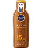 Protetor Solar Nivea Sun Protect & Bronze FPS 15 200ml