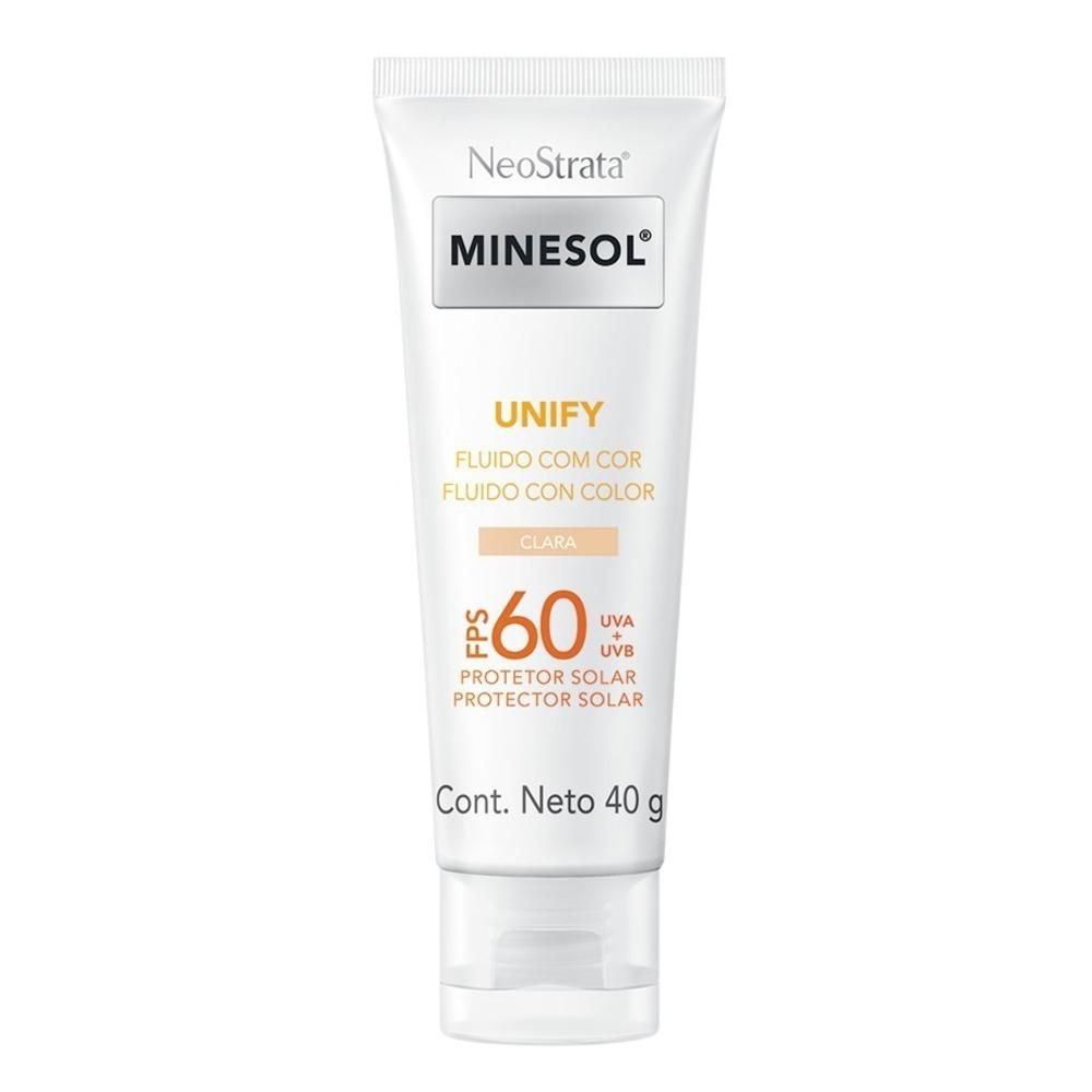 Protetor Solar Facial Neostrata Minesol Unify Fluido FPS 60 cor Clara 40g