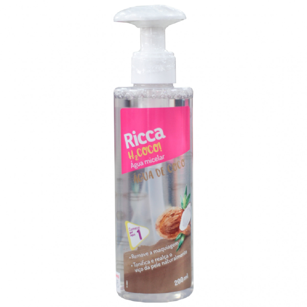 Água Micelar Ricca H2coco 200ml