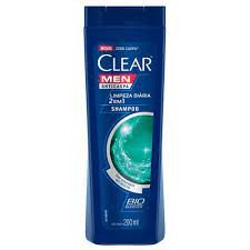 Shampoo anticaspa Clear men limpeza diária 2 em 1 com 200ml