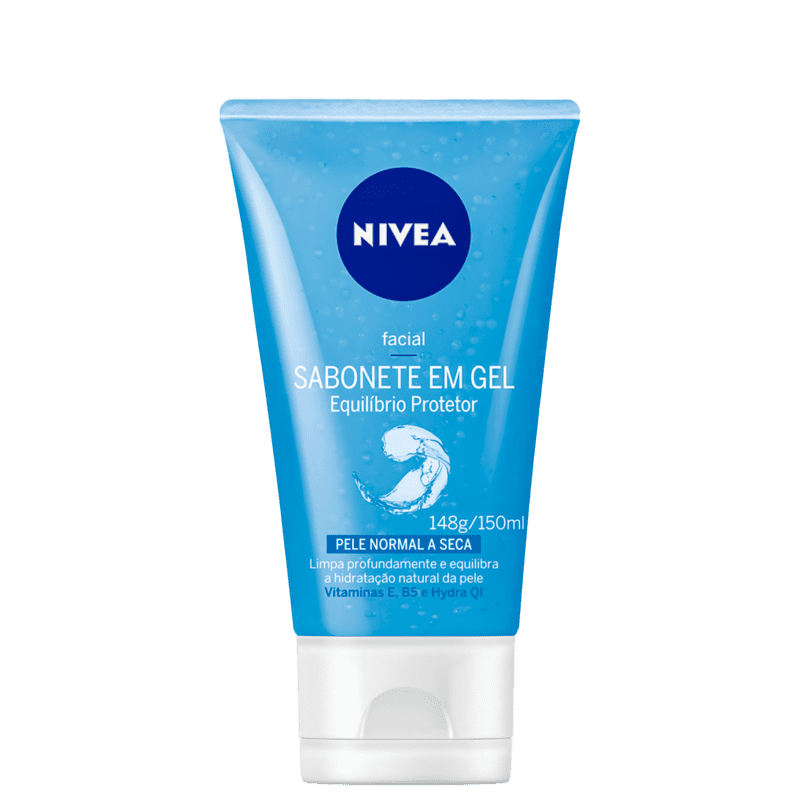 NIVEA Equilíbrio Protetor - Sabonete Gel de Limpeza Facial 150ml
