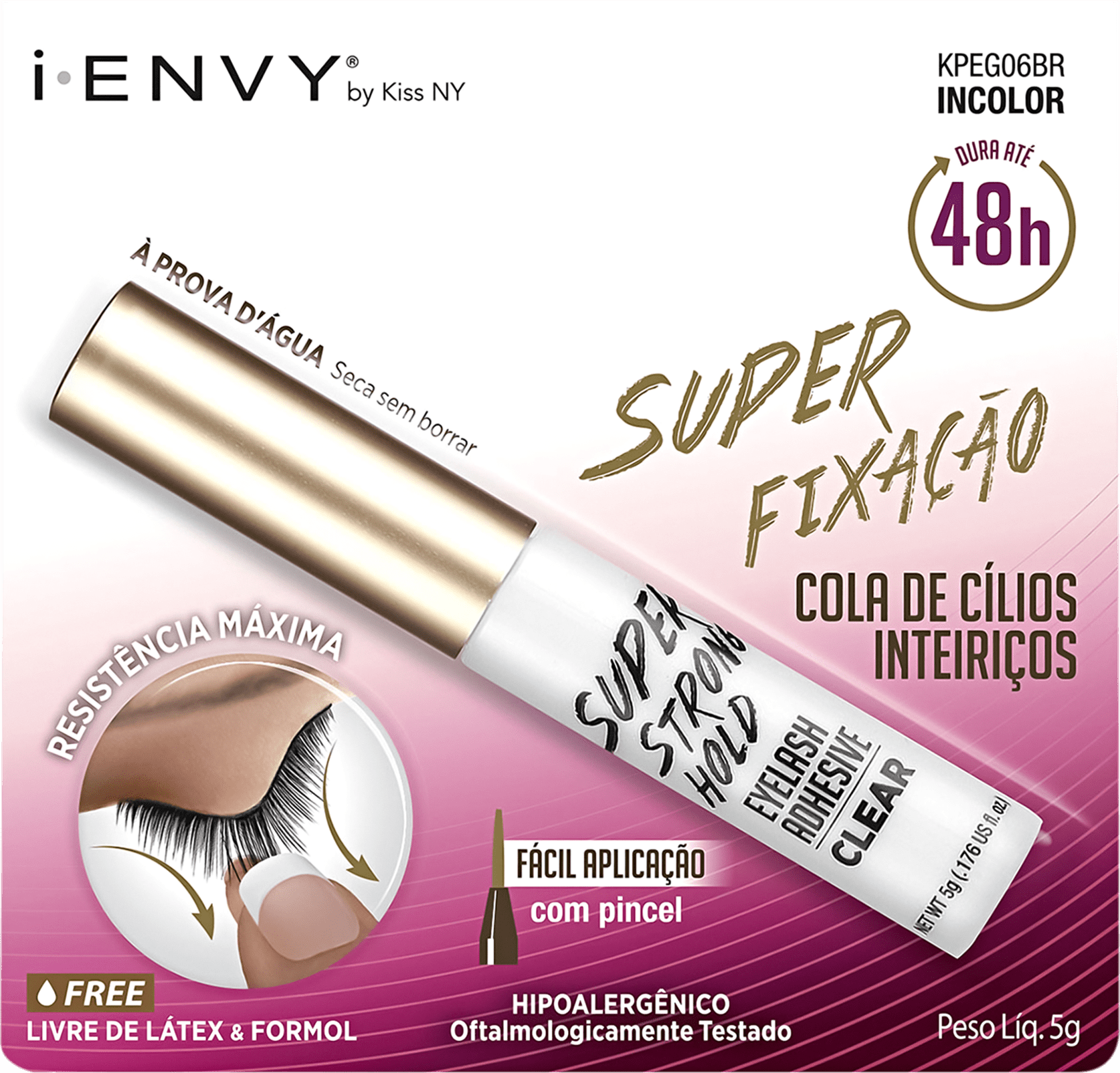 KISS NY I-ENVY COLA CILIOS 48H INCOLOR