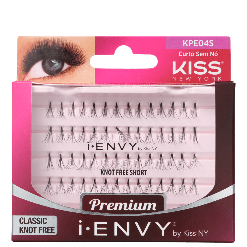 Kiss New York i-Envy Individual Sem Nó Curto - Cílios Postiços