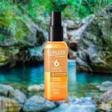 ÓLEO BRONZEADOR SPRAY CENOURA SUNLESS FPS6 120ML
