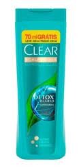 Shampoo anticaspa clear detox diário com 400ml Clear
