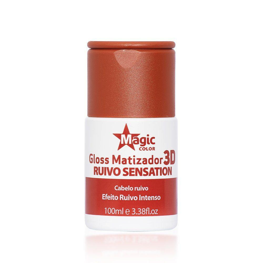 Mini Matizador 3D Ruivo Sensation - Efeito Ruivo Intenso - 100ml