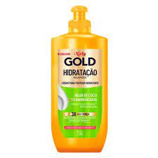 Creme para pentear Niely Gold Hidratação milagrosa Água de coco + extrato de babosa