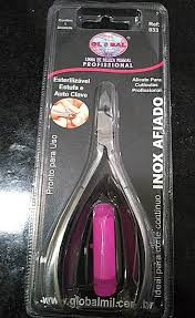 Alicate de cutícula Global - Inox cod 033