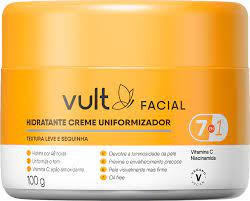 Creme Hidratante facial Uniformizador Vult Facial 7 em 1 100g
