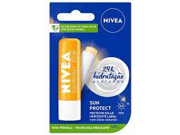 PROTETOR SOLAR LABIAL E HIDRATANTE NIVEA SUN PROTECT FPS 30 COM 4,8G