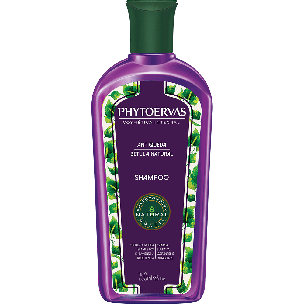 Shampoo Phytoervas Antiqueda Bétula Natural- 250ml