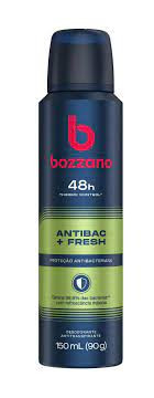 Desodorante Bozzano Antibac + Fresh antitranspirante masculino 150ml