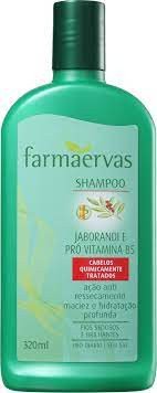 Shampoo Farmaervas Jaborandi e Pró vitaminas B5 320Ml