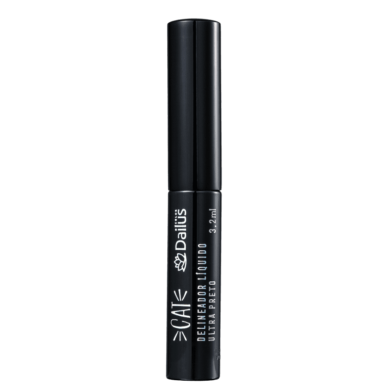 Delineador Líquido Dailus Cat 02 Preto - 3,2ml