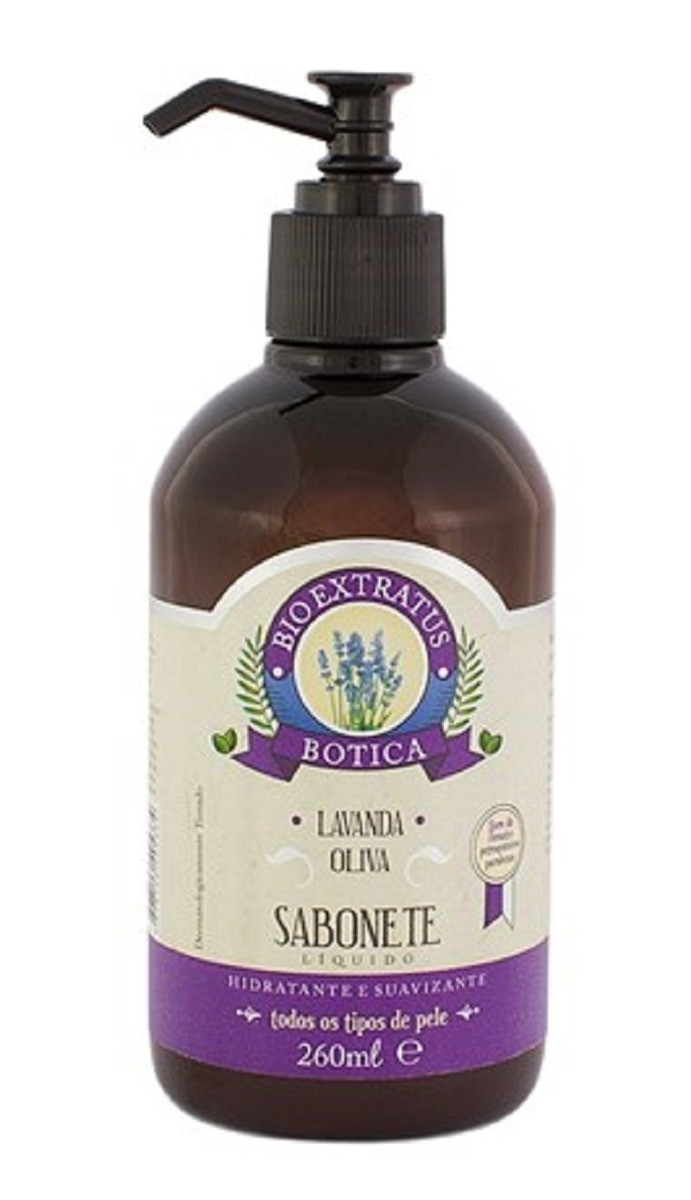 Sabonete Líquido Botica Lavanda 260ml - BIO EXTRATUS