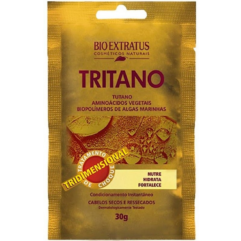 Tratamento capilar de Choque Tritano-BIO EXTRATUS - 30g