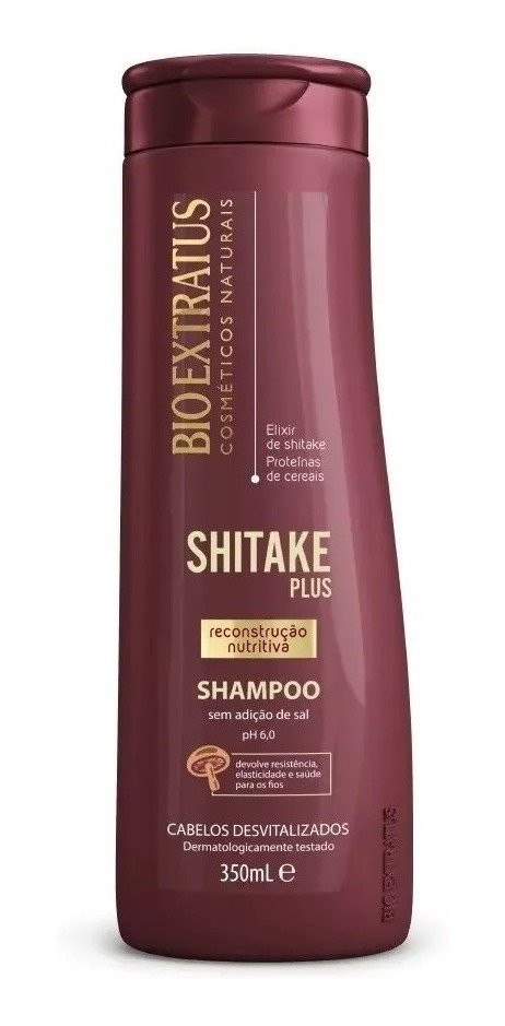 BIO EXTRATUS Shitake Plus Shampoo Limpeza Nutritiva - 350ml