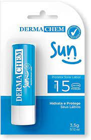  Protetor Solar e Hidratante Labial Sun - Dermachem Fps15