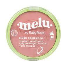 Blush Compacto Melu Ruby Rose - Cor Bubblegum