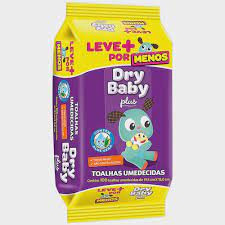 Lenço Umedecido-Dry Baby 100 unidades