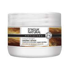 Creme de Massagem Corporal D'agua Natural Cafeína 7 Ativos 300g