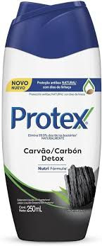 Sabonete Líquido Protex Carvão Detox 250ml Protex