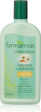 Condicionador Farmaervas Camomila e Amêndoas 320Ml