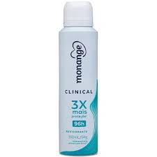 Desodorante Monange clinical revigorante aerosol antitranspirante feminino 150ml