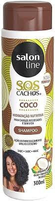 Shampoo SOS Cachos Coco Tratamento Profundo 300ml Salon Line