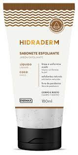 Sabonete Esfoliante Facial e Corporal Hidraderm Coco com 180ml