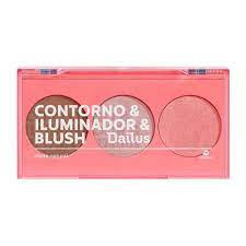 Paleta Contorno & Iluminador & Blush- Pele de milhões 2-Peles médias a Escuras 