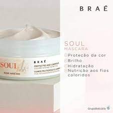 Máscara Capilar profissional Nutrição Braé Soul Color 200g
