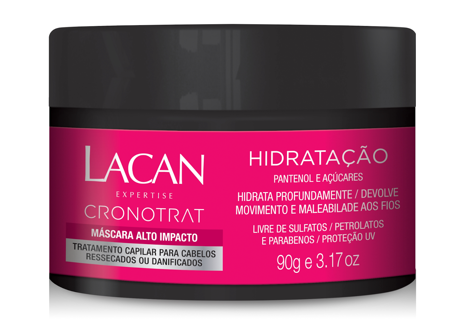 Máscara capilar Lacan 90g Cronotrat Hidratação 