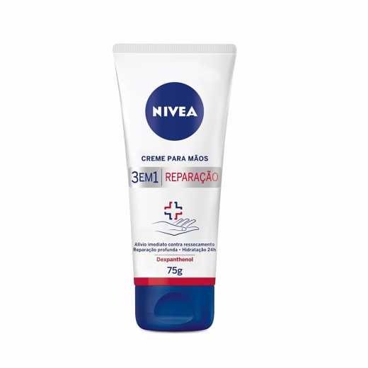 CREME PARA AS MÃOS NIVEA 3 EM 1 REPARAÇÃO