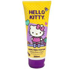 Creme para pentear Hello Kitty 200ml Finos e claros 