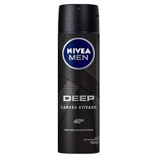 Desodorante Aerosol Antitranspirante Nivea Men Deep Original Carvão Ativado 150ml