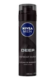 Espuma de Barbear Nivea Men Deep Suave 200ml