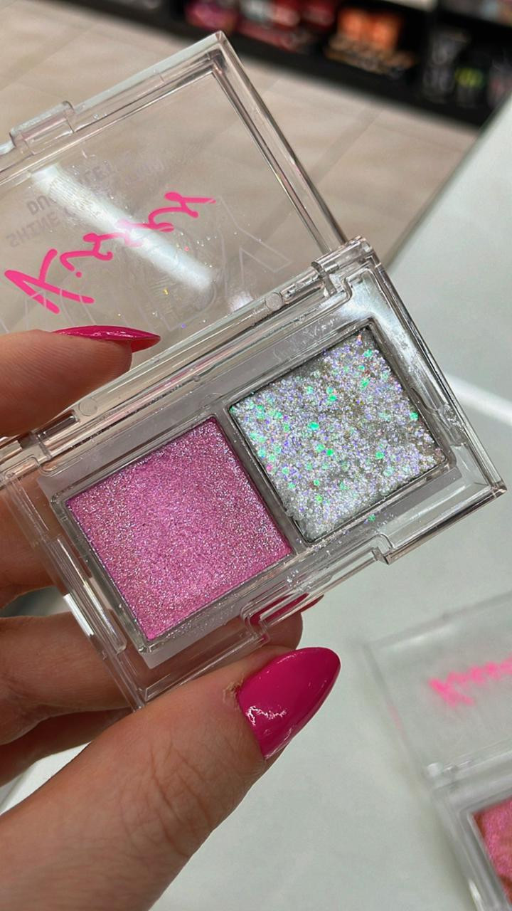 Shine collection- Duo Palette Diamond Ruby Kisses Paleta
