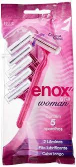Aparelho de Barbear Enox GT-II Feminino C/ 5 Unidades