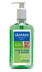 Sabonete Líquido de Glicerina Granado Bebê Erva doce com 250ml