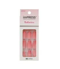 Unhas Postiças Autocolantes Impress Self Love Cor Fancy Bailarina Kiss NY