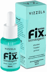  FIXADOR VIZZELA DE MAQUIAGEM GOTAS FIX BLINDAGEM 30ML