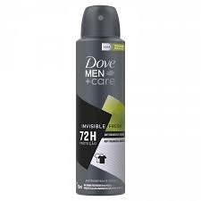 Desodorante Dove men+care invisible fresh 72h antitranspirante aerosol 150ml