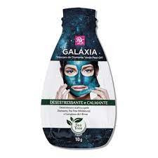 Máscara Facial Galaxia Diamante Calmante Verde Peel Off 10g